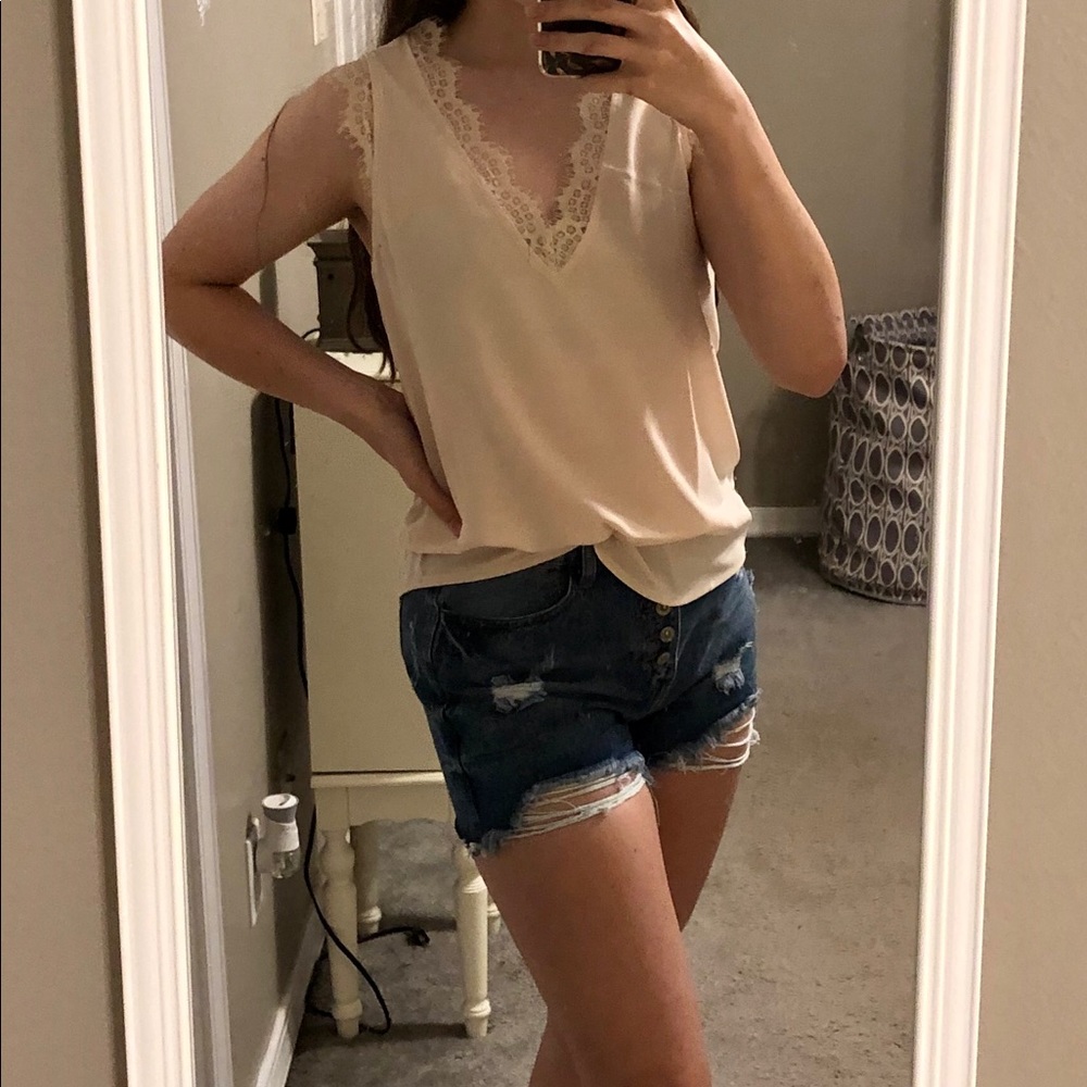 lace tank top